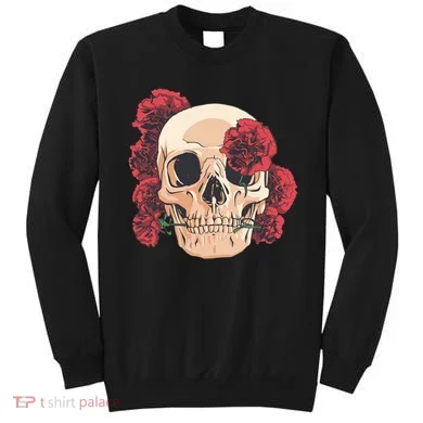 Floral Skull Sweatshirt