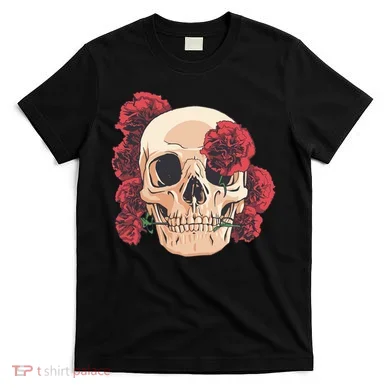 Floral Skull T-Shirt