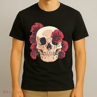 Floral Skull T-Shirt thumb 3