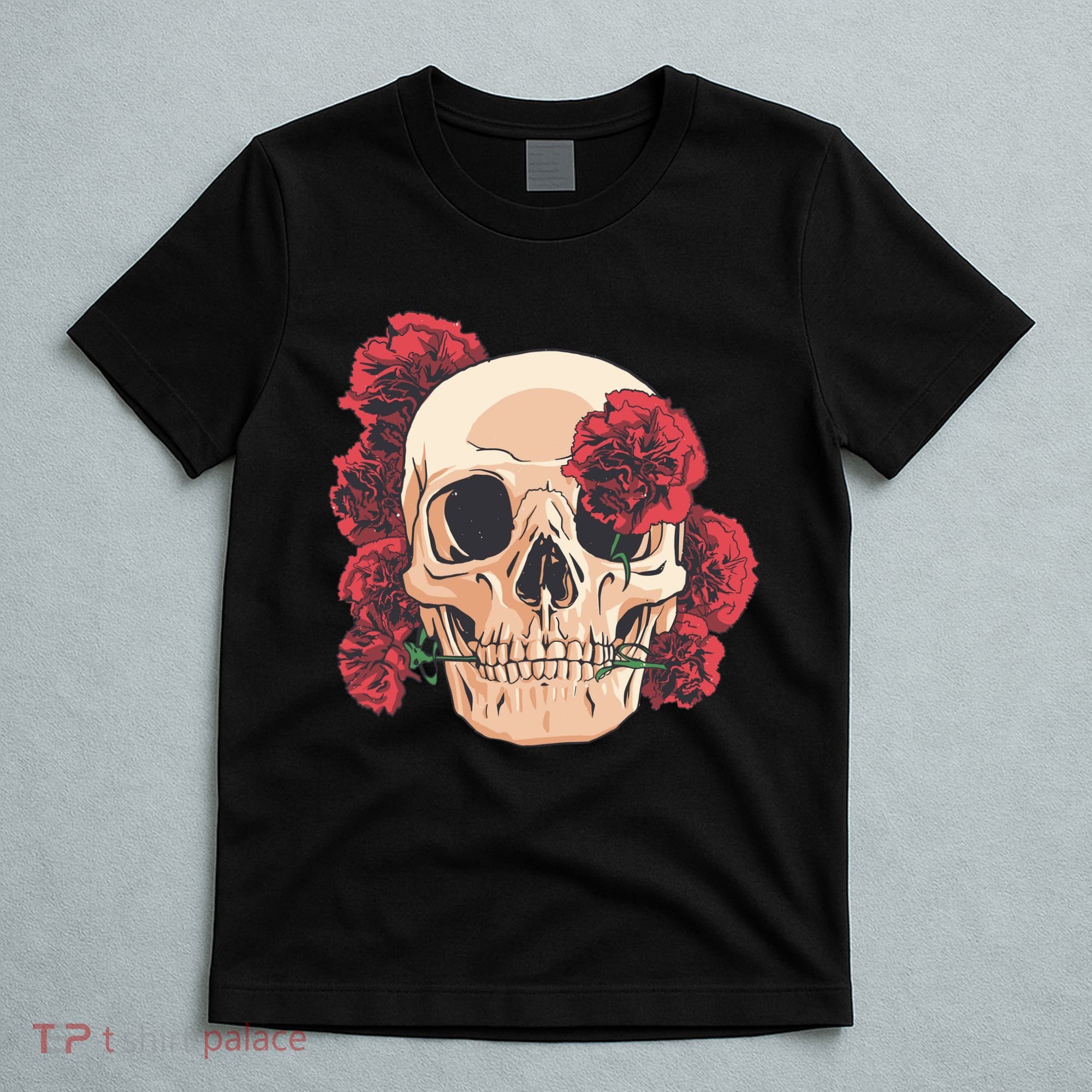Floral Skull T-Shirt