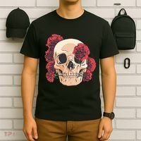 Floral Skull T-Shirt thumb 6