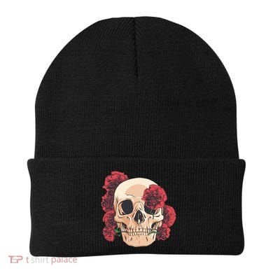 Floral Skull Beanie