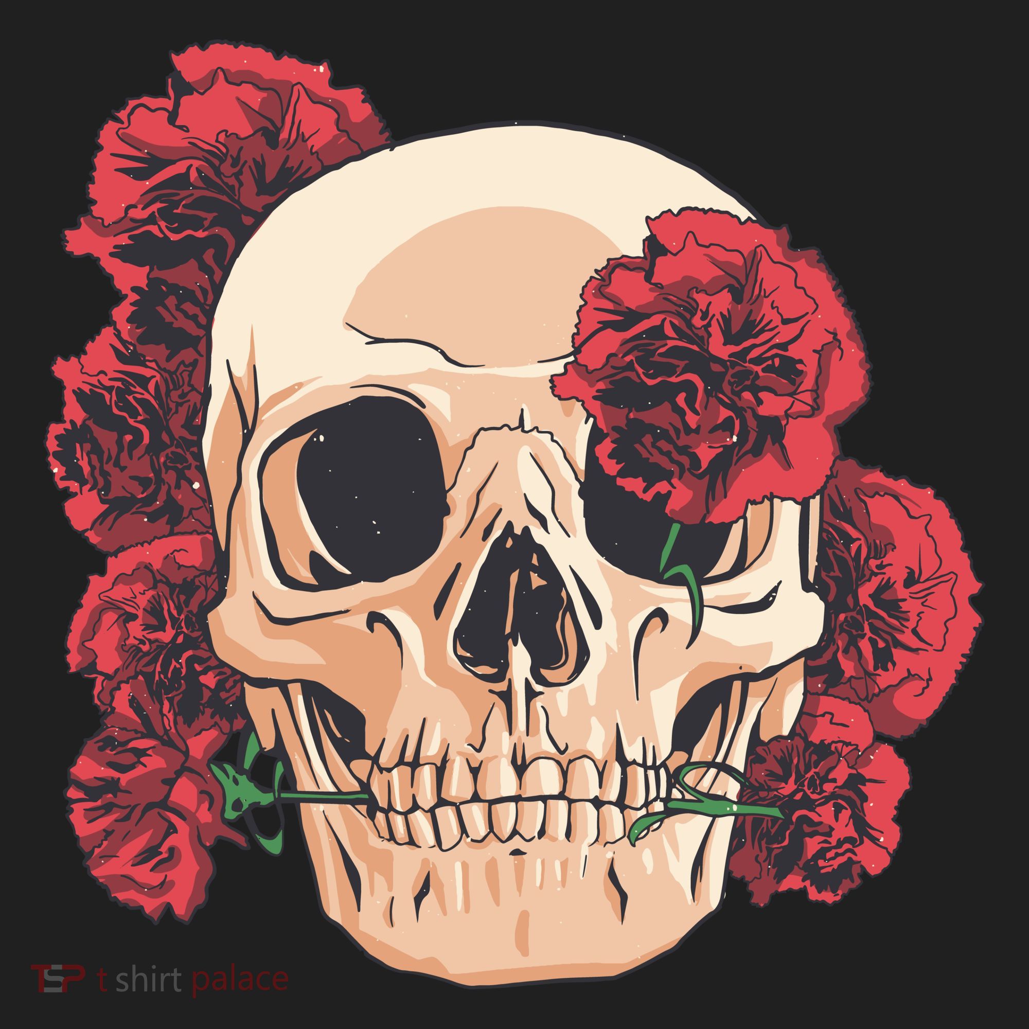 Floral Skull Tumbler
