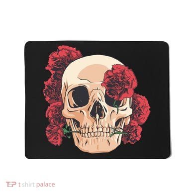 Floral Skull Mousepad