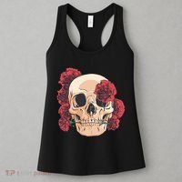 Floral Skull Women's Tank Top thumb 3