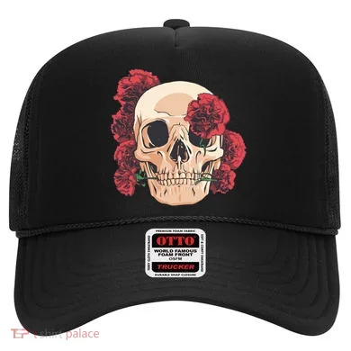 Floral Skull Hat