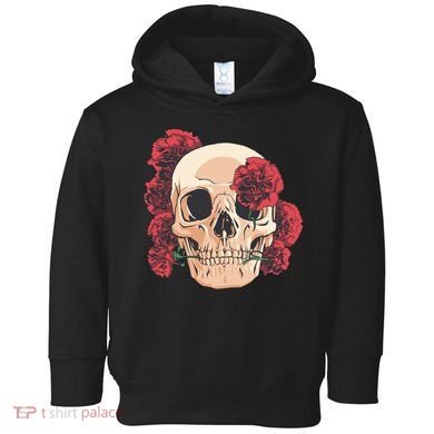 Floral Skull Toddler Hoodie