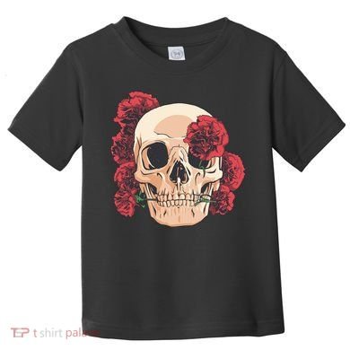 Floral Skull Toddler T-Shirt