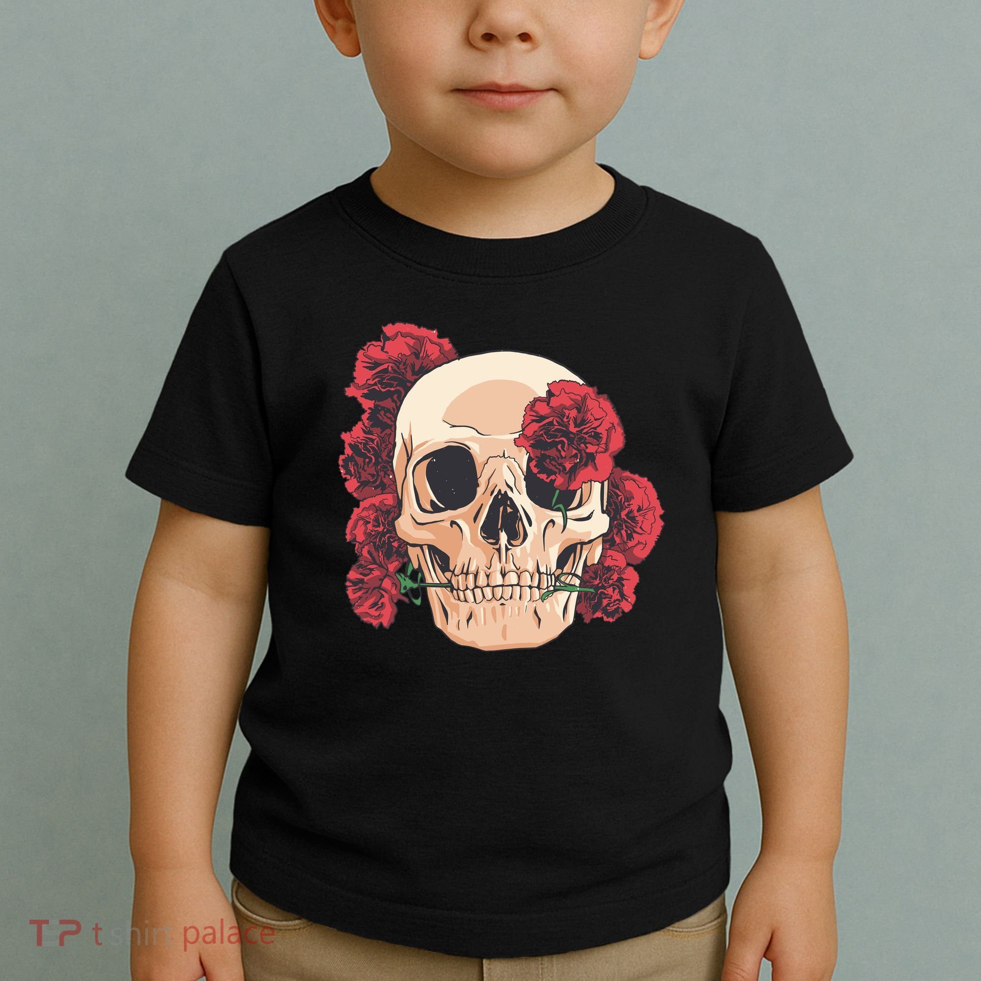Floral Skull Toddler T-Shirt