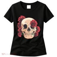 Floral Skull Women's T-Shirt thumb 0