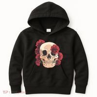 Floral Skull Kids Hoodie thumb 0