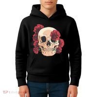 Floral Skull Kids Hoodie thumb 4