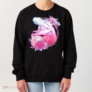 Floral T-Rex Women's Sweatshirt