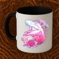 Floral T-Rex Coffee Mug thumb 2