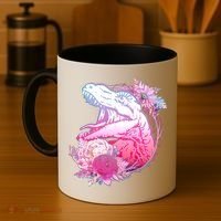 Floral T-Rex Coffee Mug thumb 4