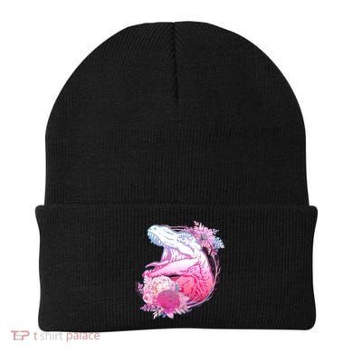 Floral T-Rex Beanie