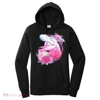 Floral T-Rex Women's Hoodie