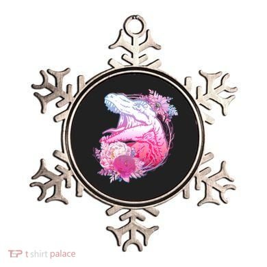 Floral T-Rex Ornament