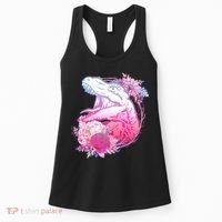 Floral T-Rex Women's Tank Top thumb 0