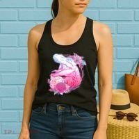Floral T-Rex Women's Tank Top thumb 2