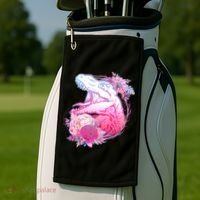 Floral T-Rex Golf Towel thumb 2