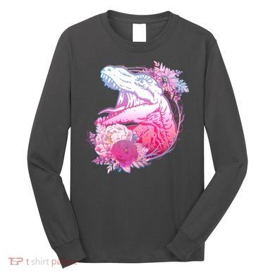Floral T-Rex Long Sleeve Shirt