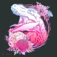 Floral T-Rex Long Sleeve Shirt thumb 2