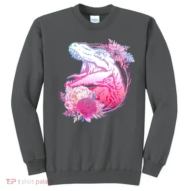 Floral T-Rex Sweatshirt
