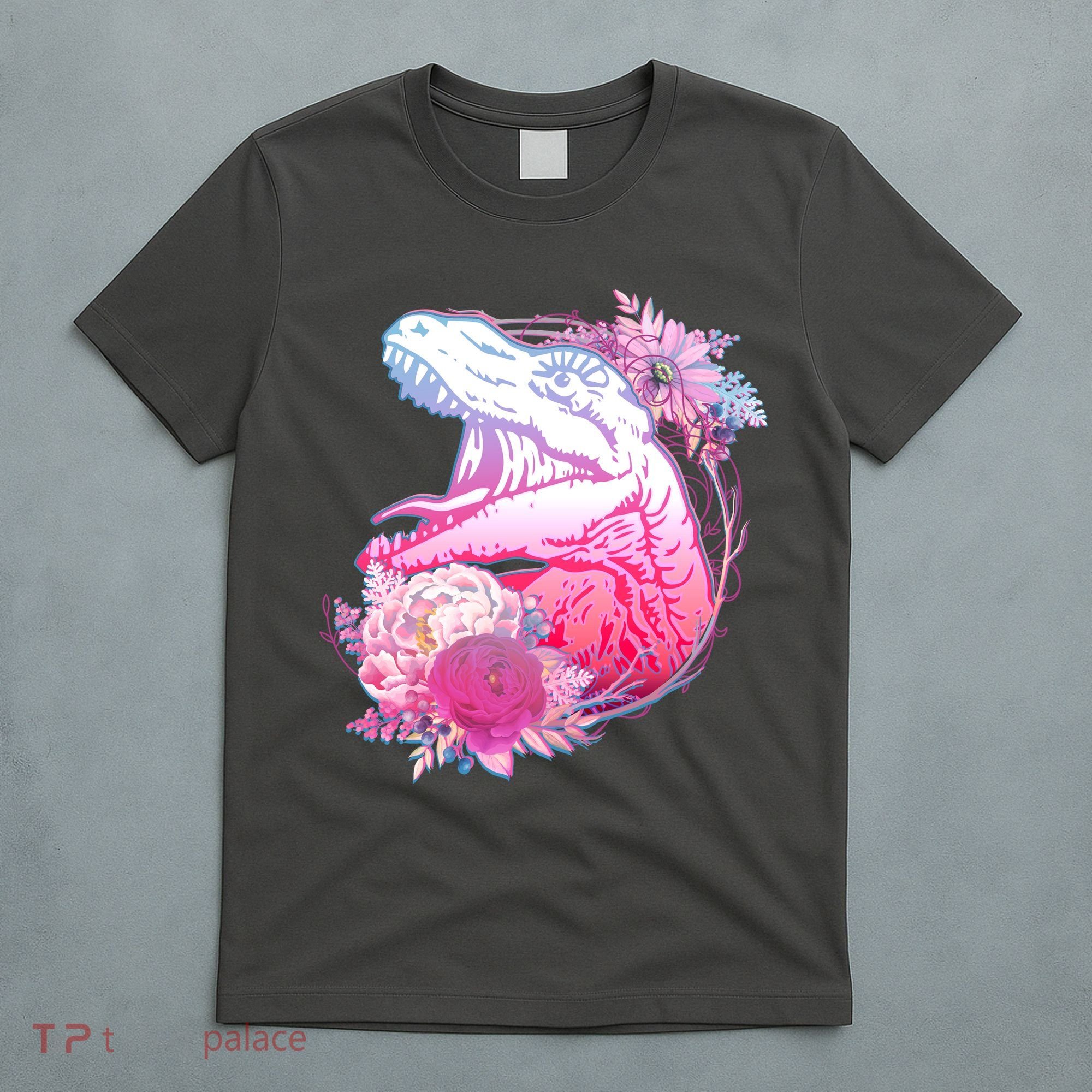 Floral T-Rex T-Shirt