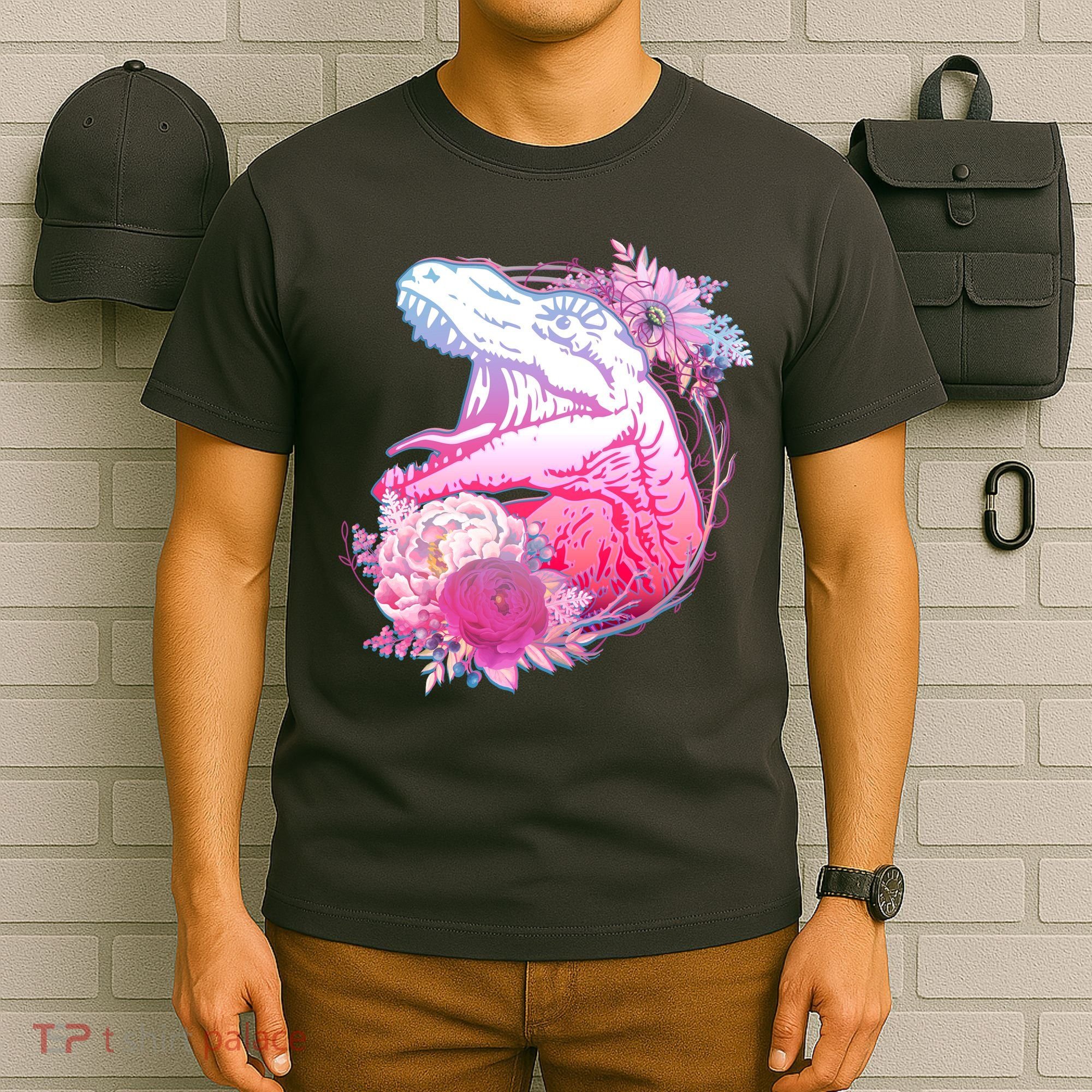 Floral T-Rex T-Shirt