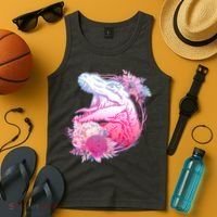 Floral T-Rex Tank Top thumb 4