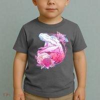 Floral T-Rex Toddler T-Shirt thumb 2