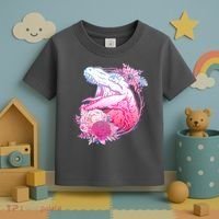 Floral T-Rex Toddler T-Shirt thumb 3