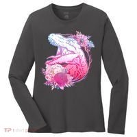 Floral T-Rex Women's Long Sleeve Shirt thumb 0