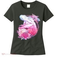 Floral T-Rex Women's T-Shirt thumb 0