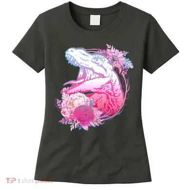 Floral T-Rex Women's T-Shirt