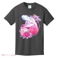 Floral T-Rex Kids T-Shirt thumb 0