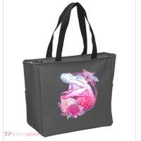 Floral T-Rex Tote Bag thumb 2