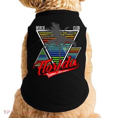 Florida Beach Club Vintage Doggie Tank