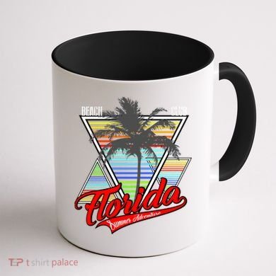 Florida Beach Club Vintage Coffee Mug back