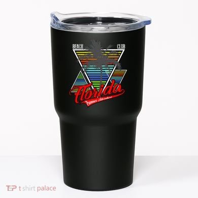 Florida Beach Club Vintage Tumbler