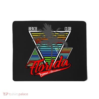 Florida Beach Club Vintage Mousepad