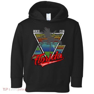 Florida Beach Club Vintage Toddler Hoodie