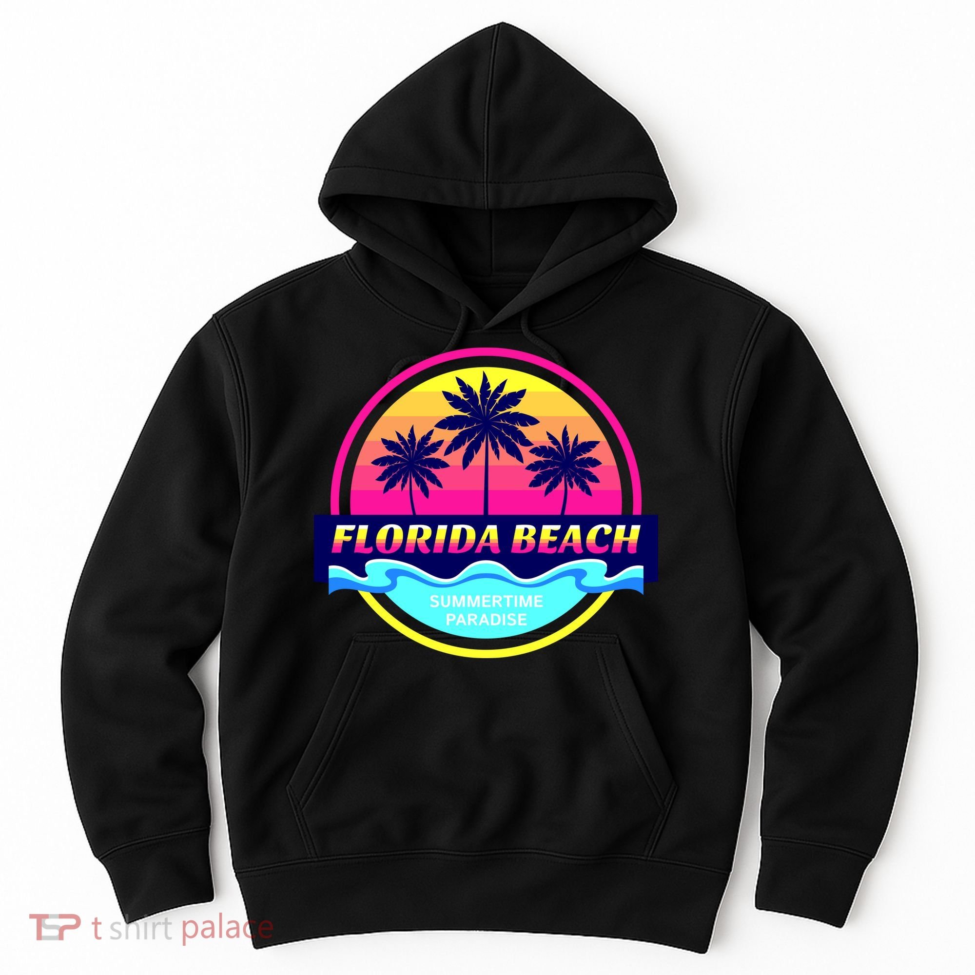 Florida Beach Retro Hoodie