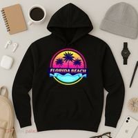 Florida Beach Retro Hoodie thumb 3