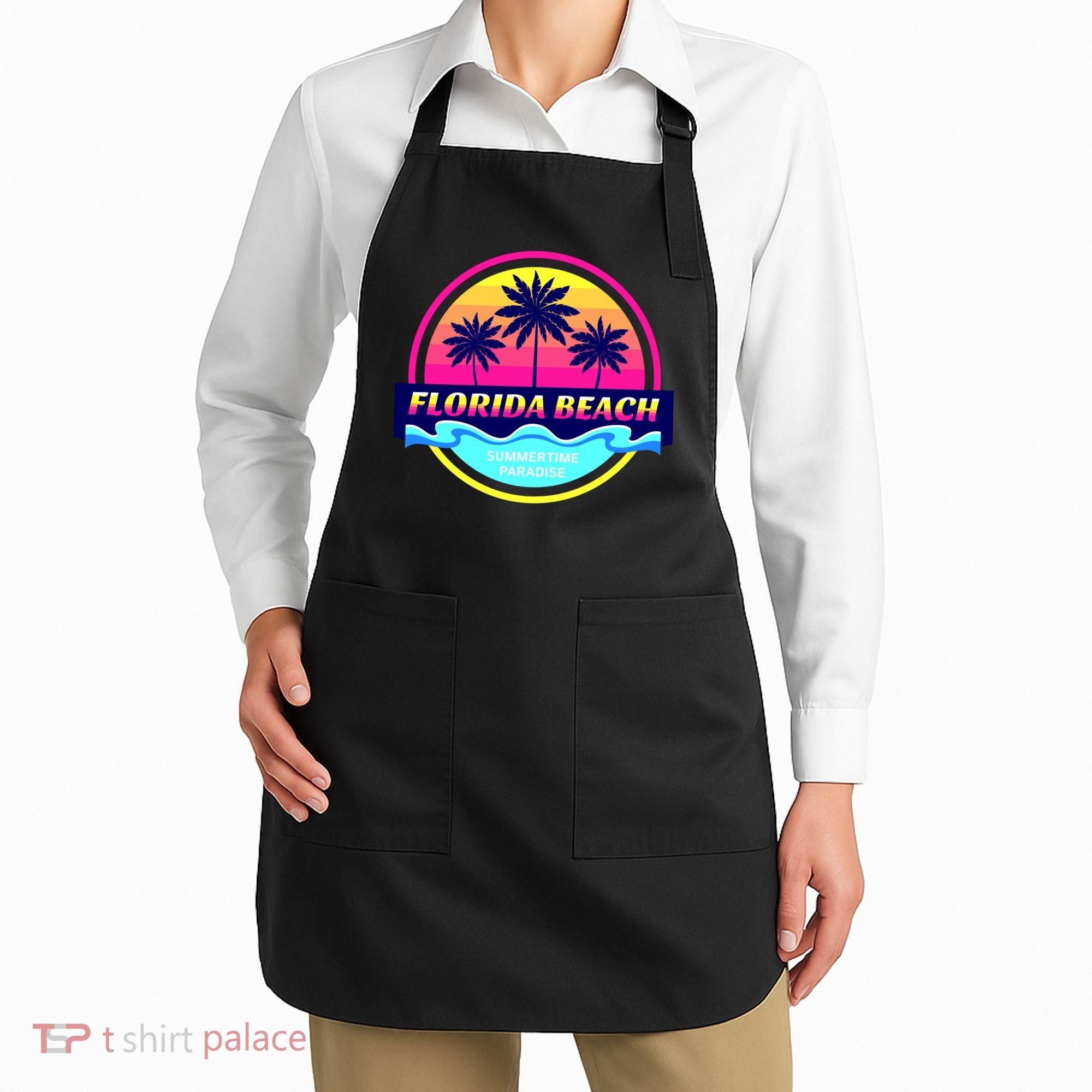 Florida Beach Retro Apron
