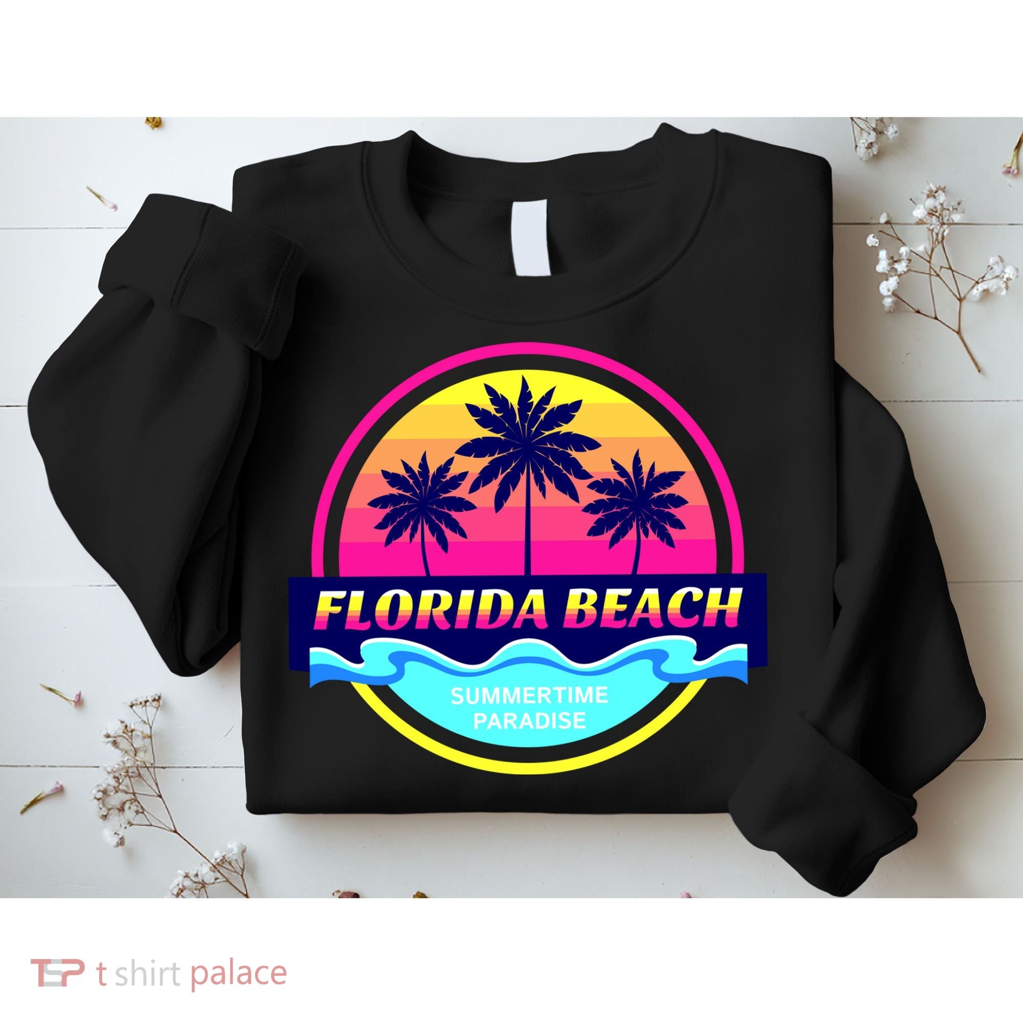 Florida Beach Retro Sweatshirt