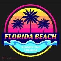 Florida Beach Retro T-Shirt thumb 7