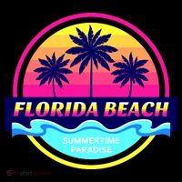 Florida Beach Retro Backpack thumb 2