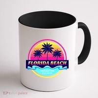 Florida Beach Retro Coffee Mug thumb 1